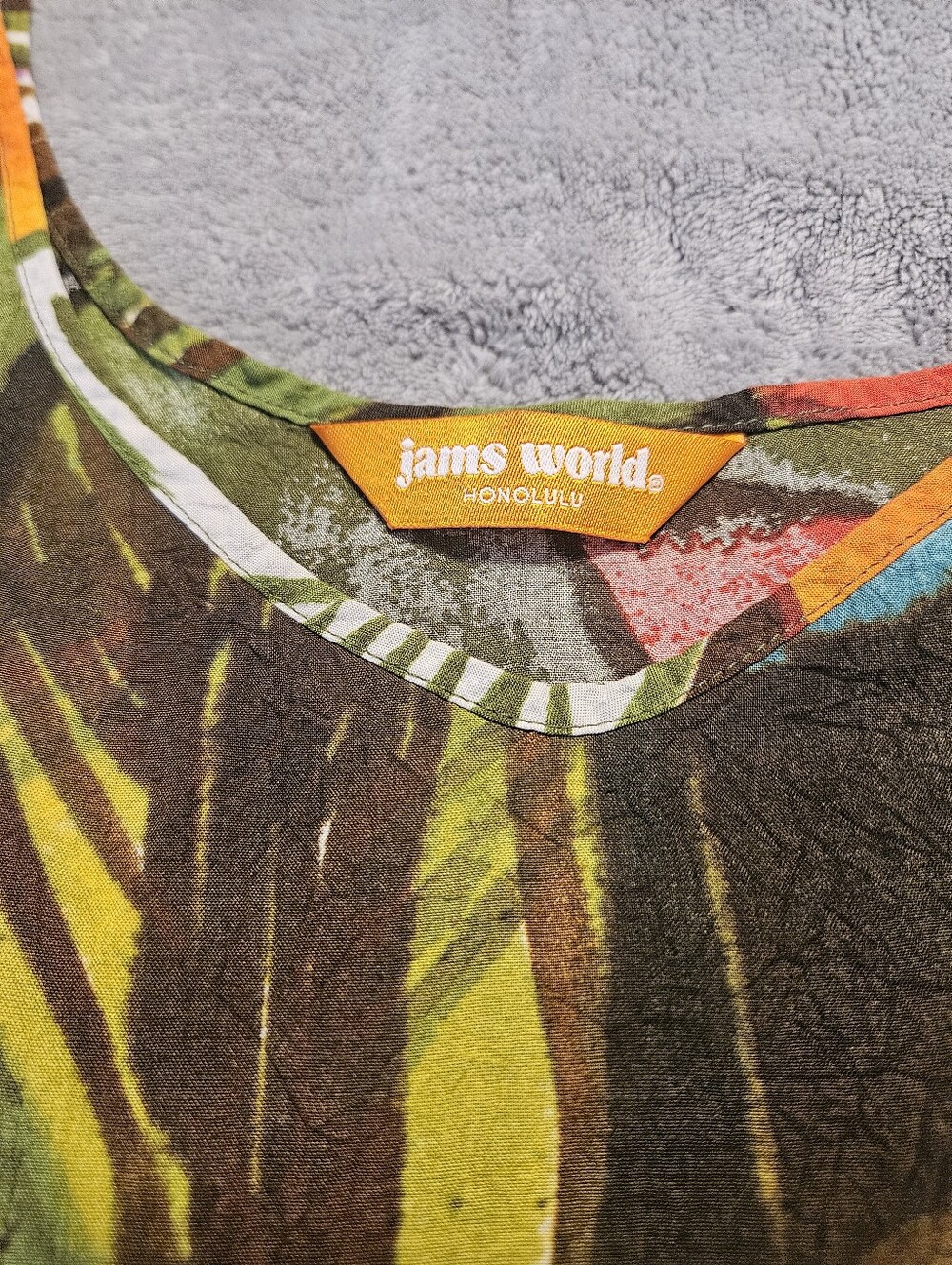 Jams World Maxi Pleated Dress Tarragon Floral Pattern Size M - Picture 6 of 10